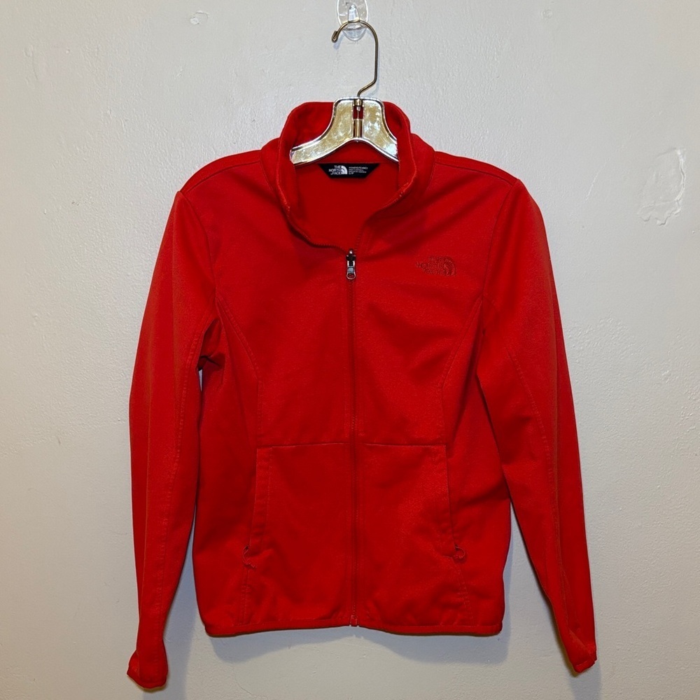 The North Face Women's Bright Red Full-Zip Fleece Jacket